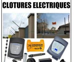 - Clôtures Électriques, et Fils anti intrusion barbelés